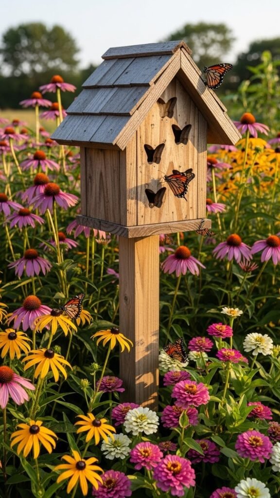 Build a Rustic Butterfly Shelter