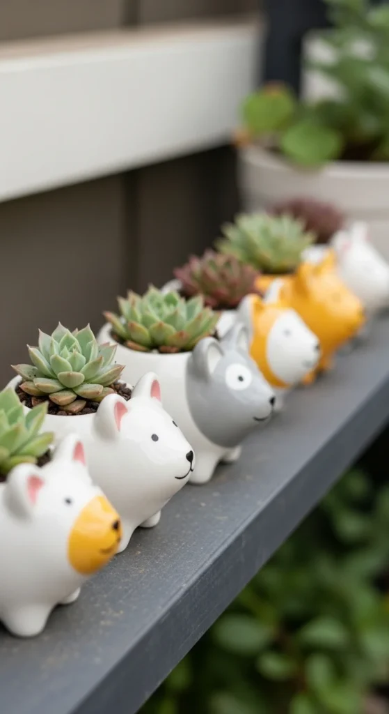 Ceramic Animal Pots