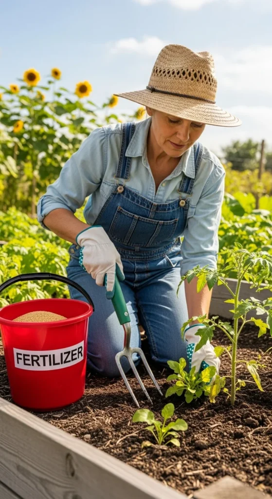 Combine Fertilizing with Weeding