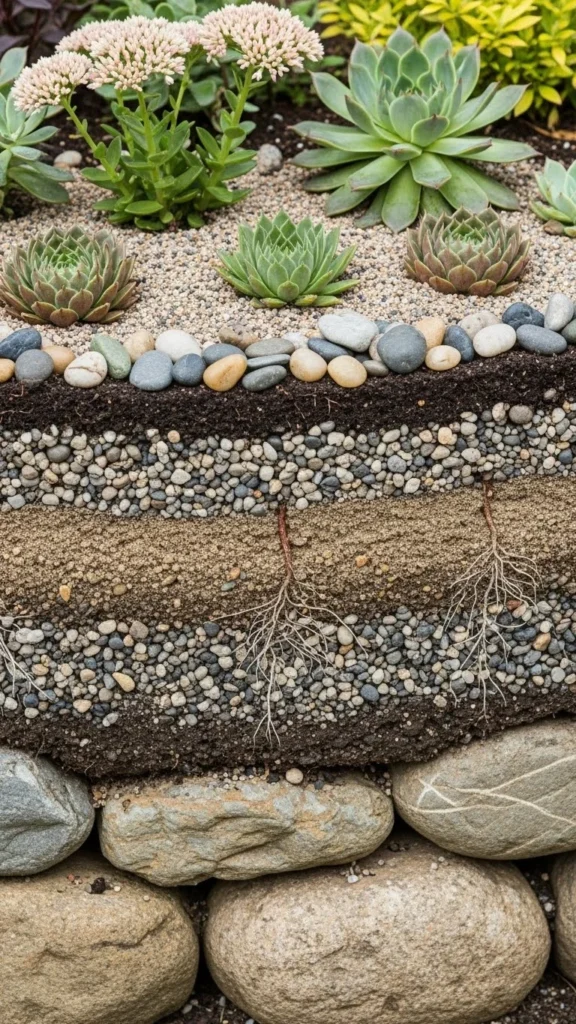 Create Layers with Soil and Gravel
