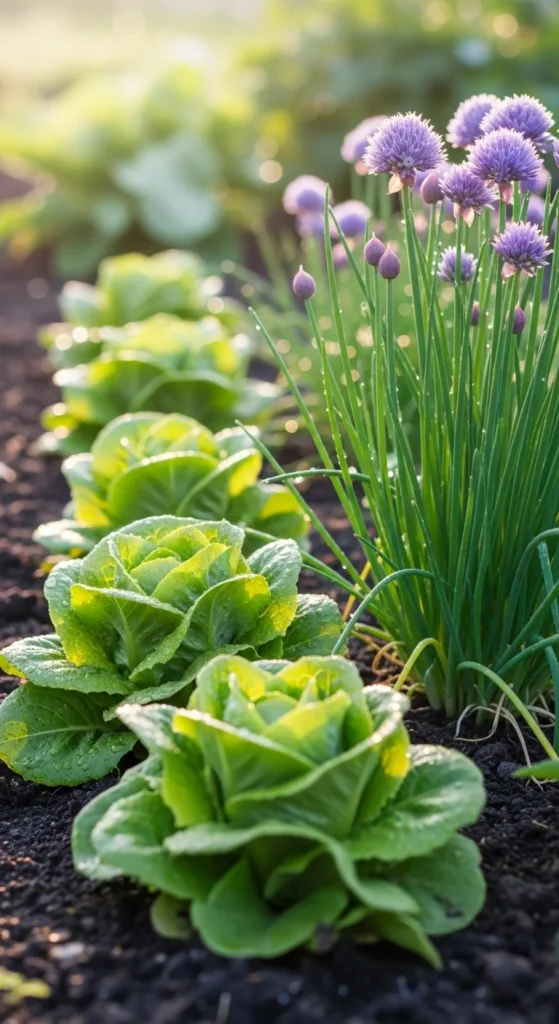Lettuce and Chives