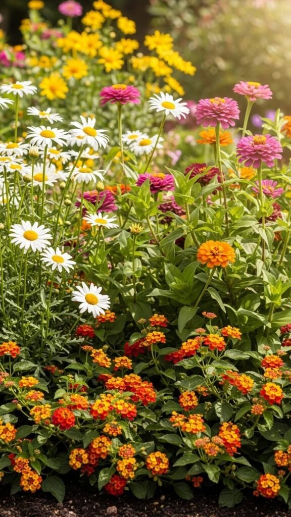 Mix Annuals and Perennials