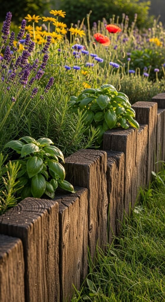 Recycled Wood Border