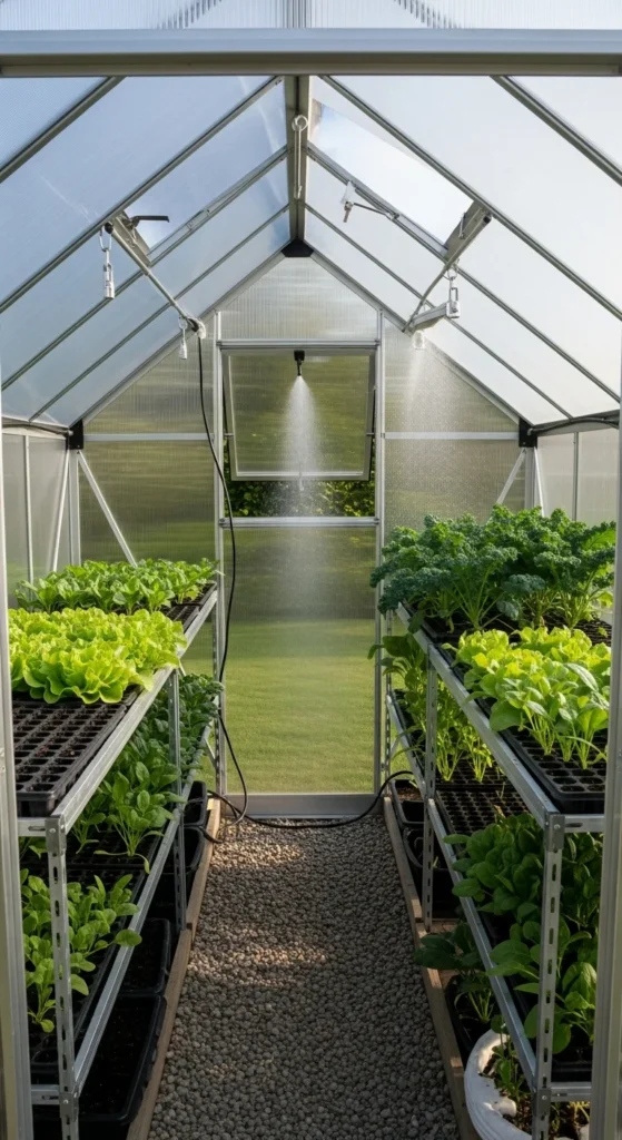 Small Greenhouse for Greens
