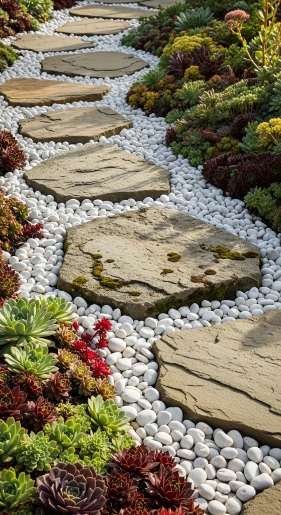 Stepping Stones Over Pebbles
