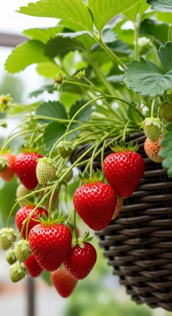 Strawberry Hanging Baskets