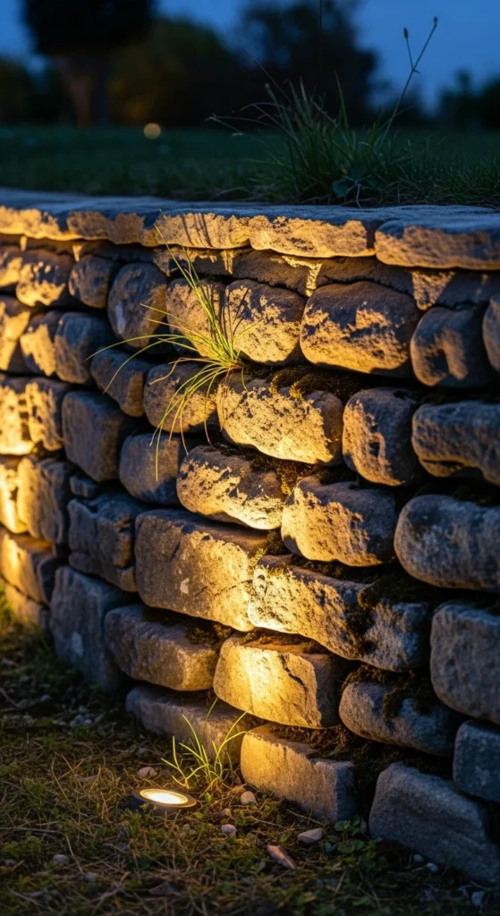 Uplighting Garden Walls