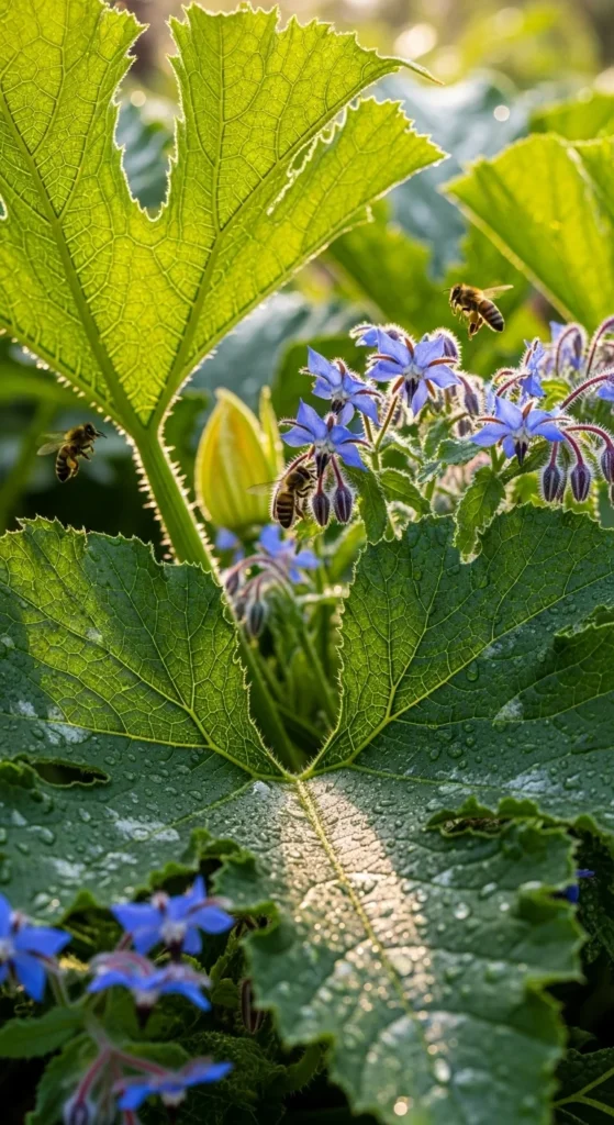  Zucchini and Borage