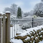 20 Strong Winter Garden Fences That Hold Up Against Weather