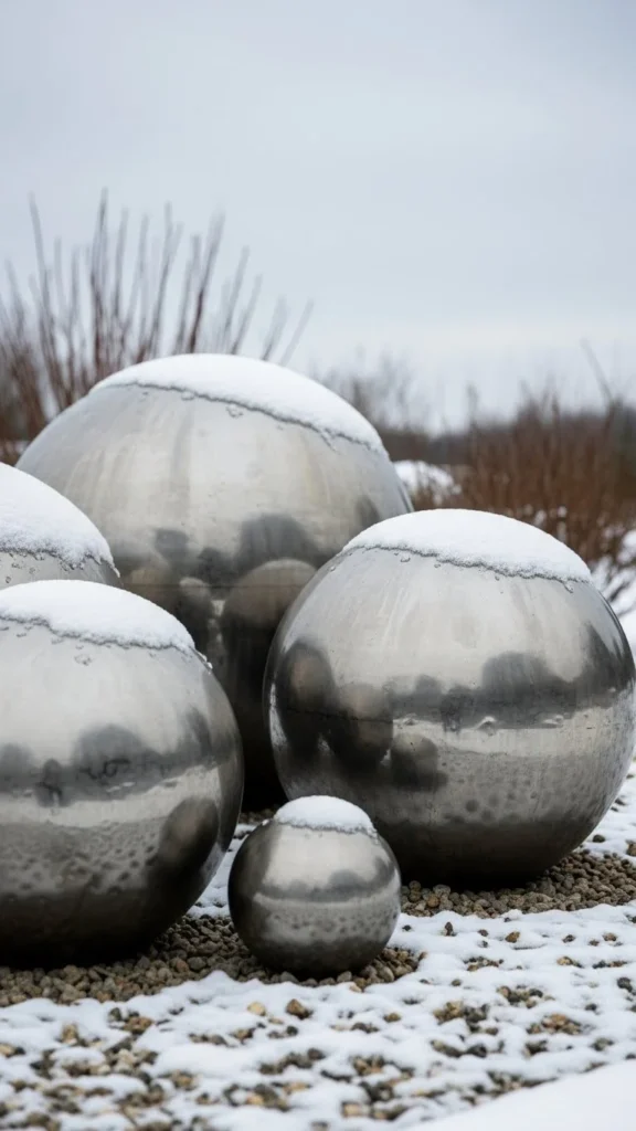 Abstract Metal Orbs