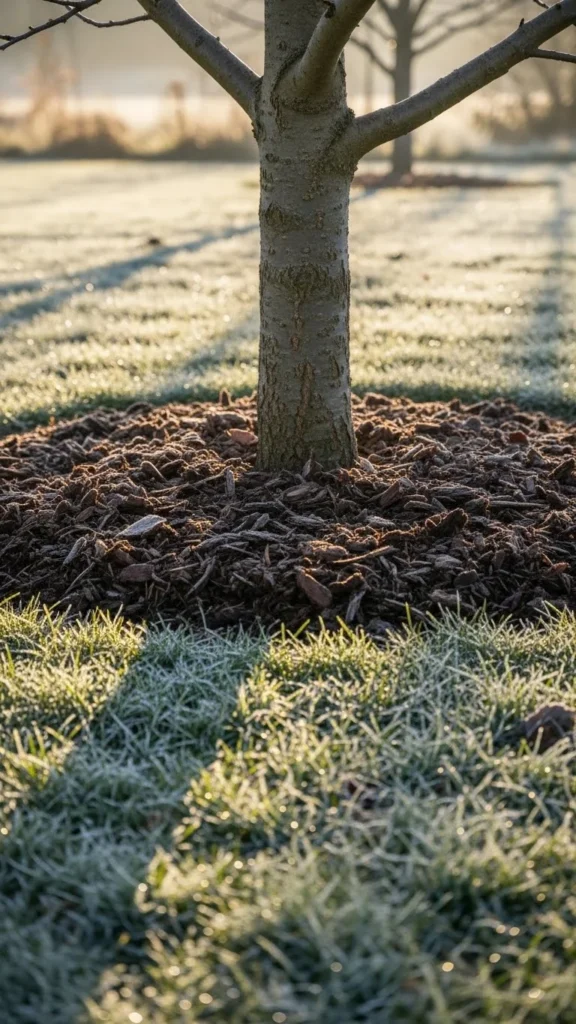 Add Extra Mulch Around Trees