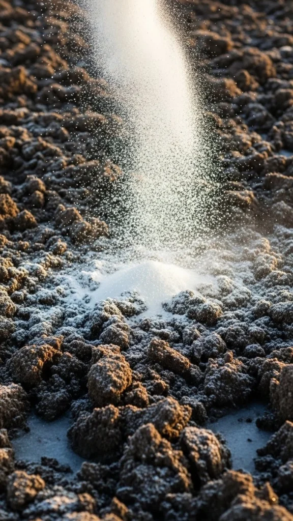 Add Gypsum to Help Break Up Clay Soil