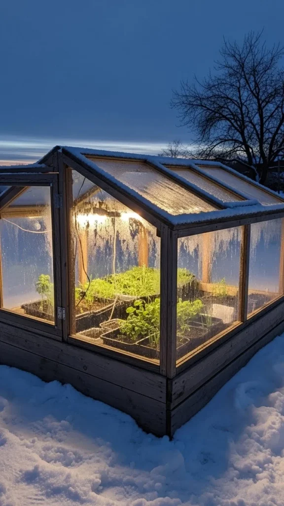 Add LED Grow Lights for Dark Winters