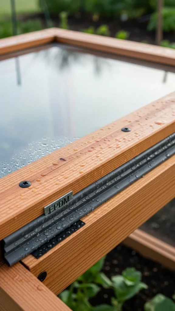 Add Weather Stripping for Heat Retention