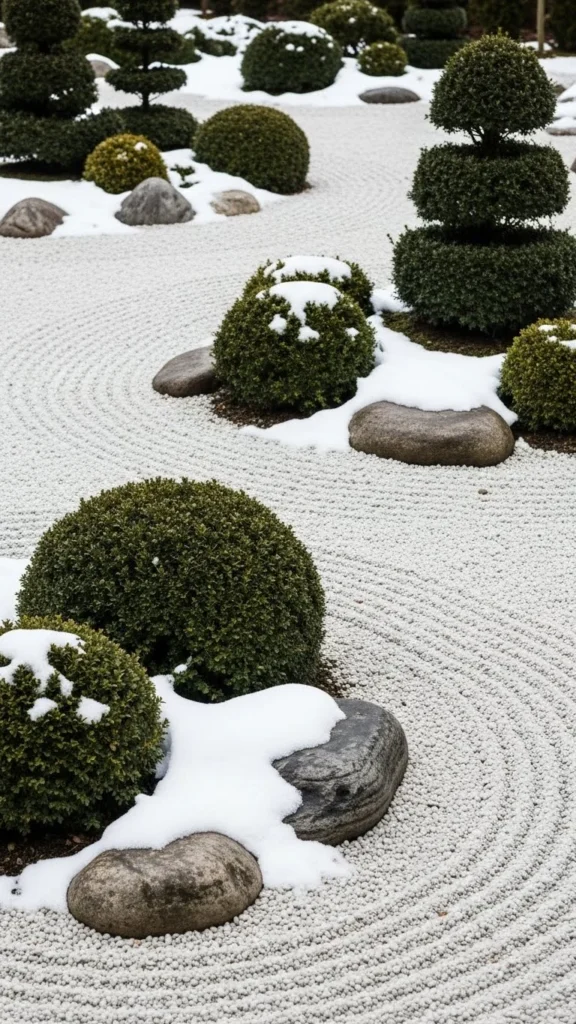 Arctic White Zen Garden