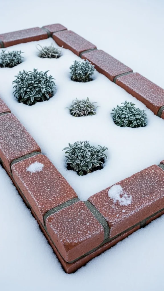 Brick-Walled Beds That Trap Heat