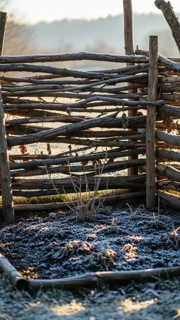 Build Simple Windbreaks Using Branches