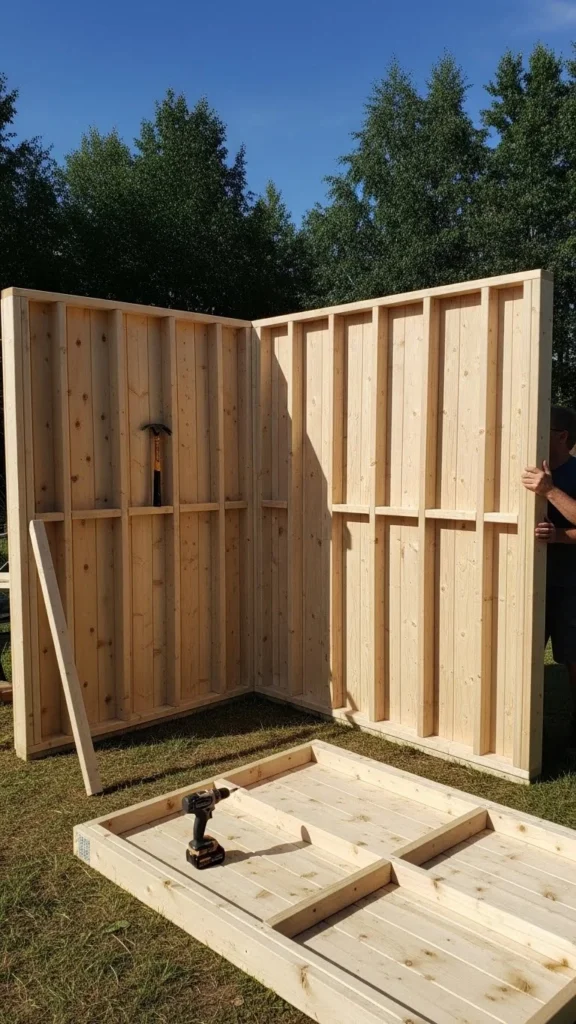 Build the Frame and Walls