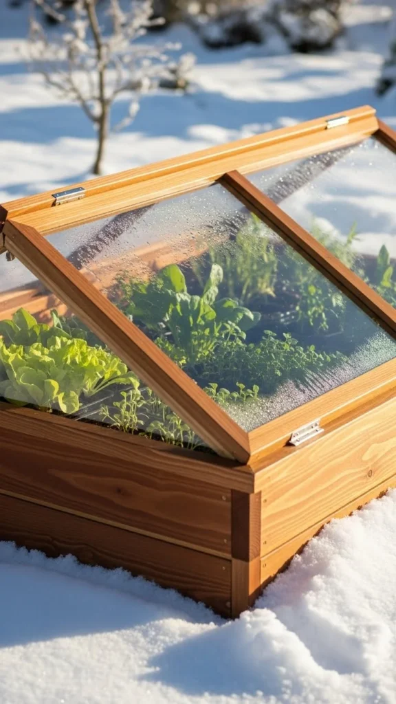Cold Frame Beds With Clear Lids