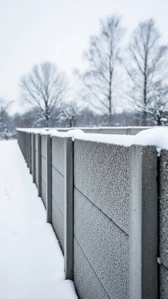 Concrete Panel Fence