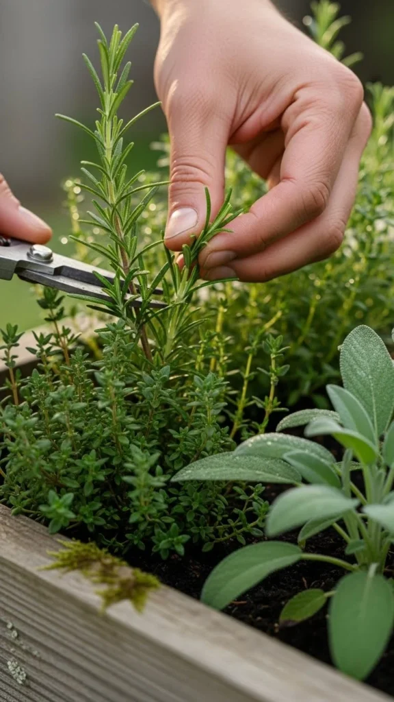 Cut Back Herbs Wisely