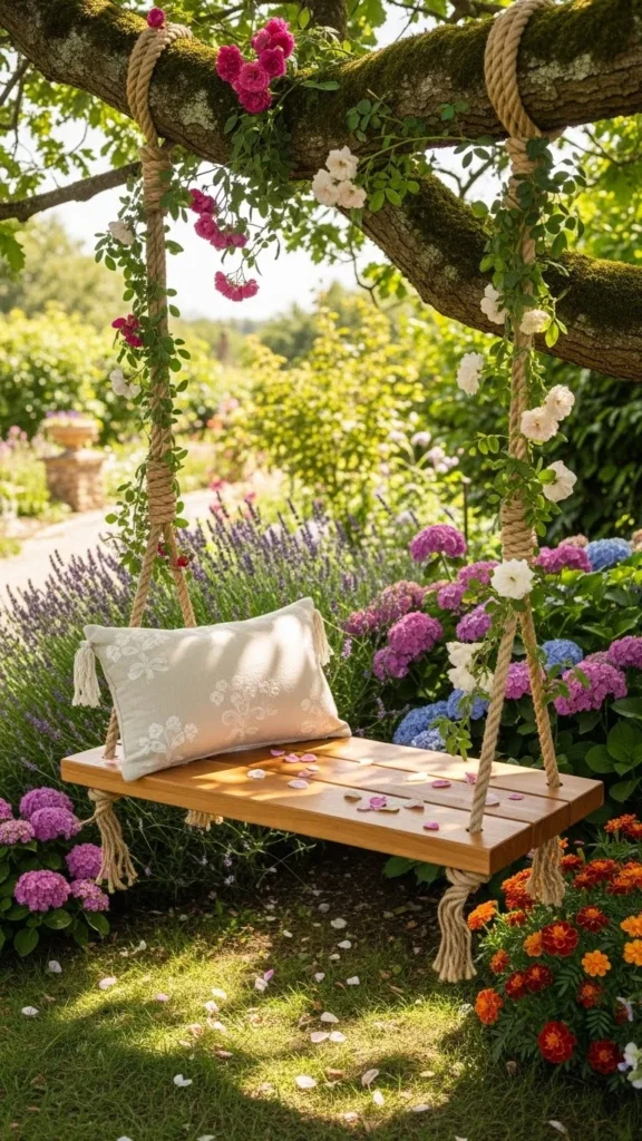 DIY Garden Swing