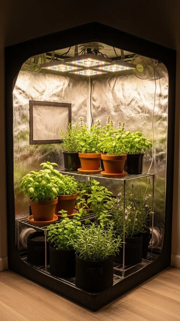 DIY Grow Tent Corner