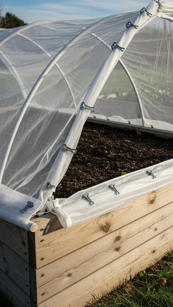 DIY Hoop Tunnels for Garden Beds