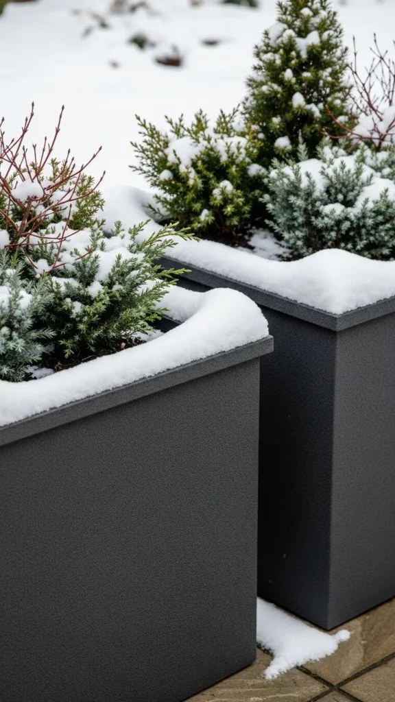 Double-Walled Insulated Planters
