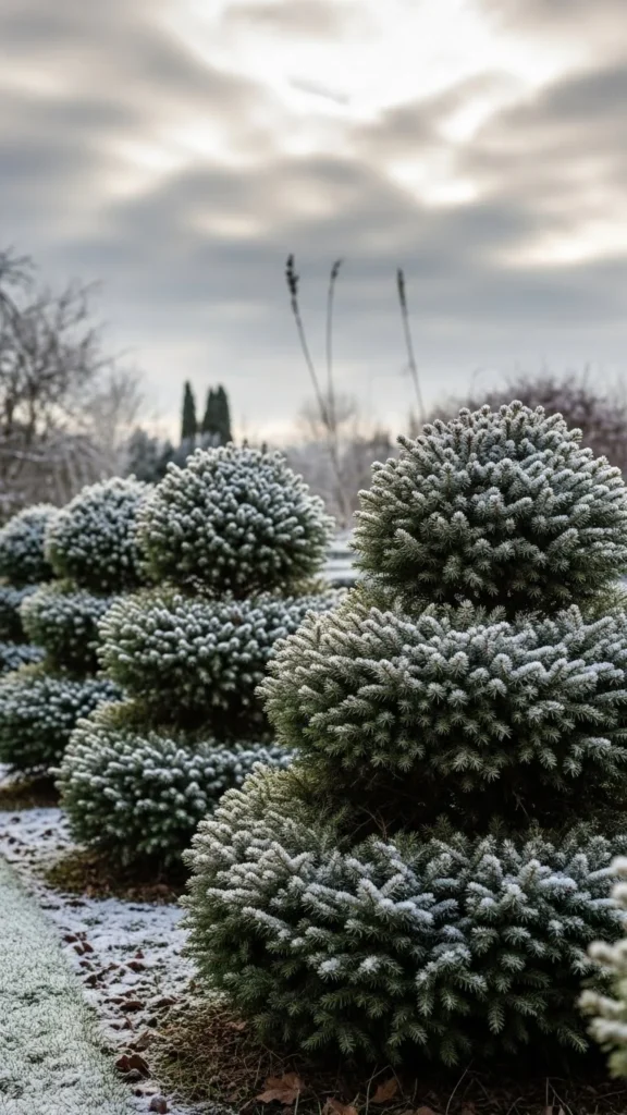 Dwarf Spruce Border Line