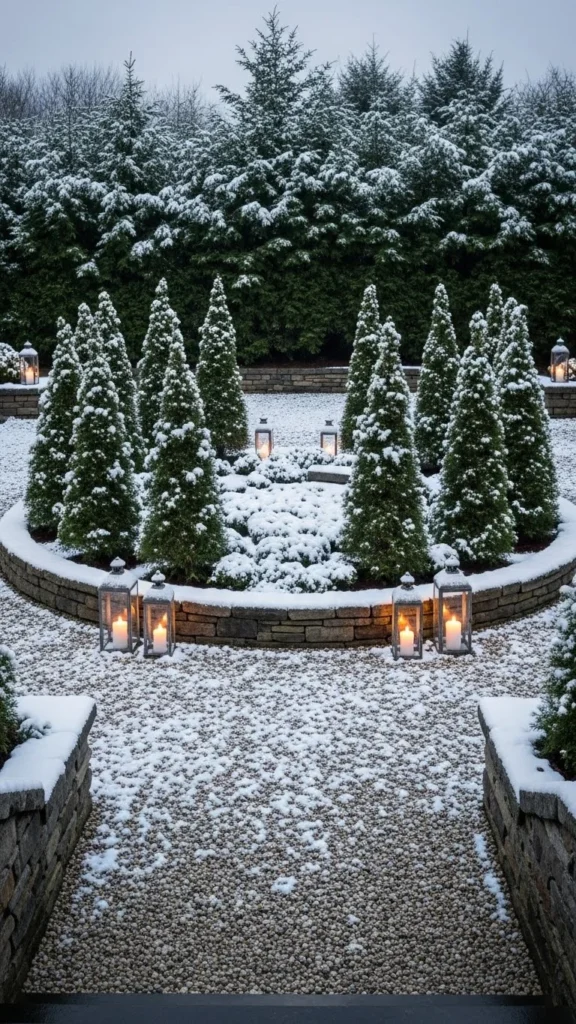 Evergreen & Stone Winter Court