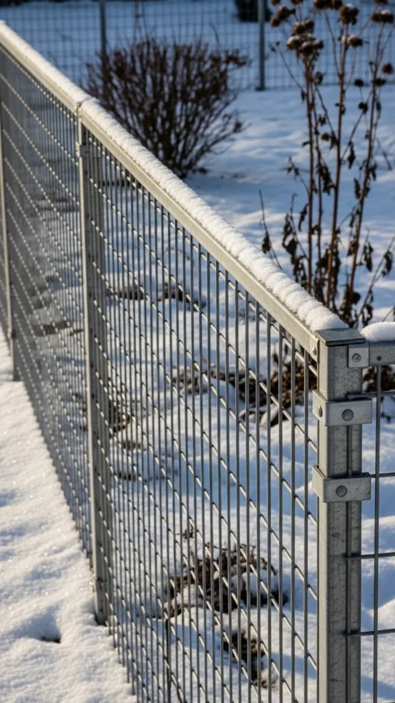 Galvanized Steel Mesh Fence
