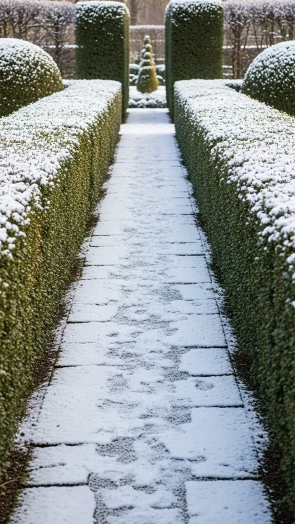 Hedge-Framed Straight Path