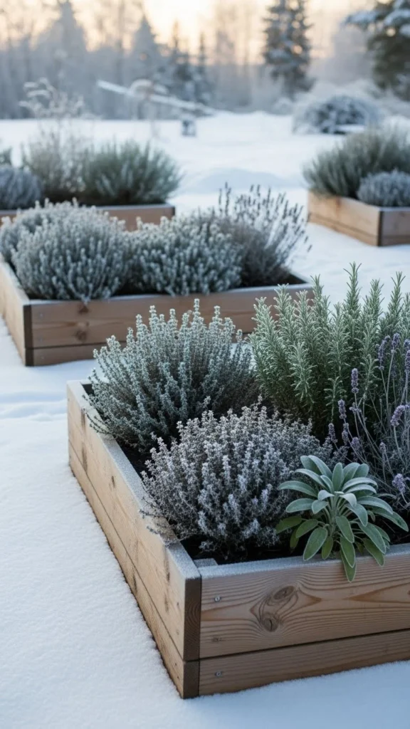 How to Grow Evergreen Winter Herbs