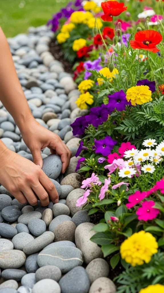 Install Your Chosen Edging Material