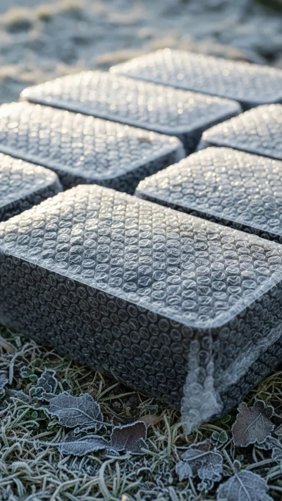 Insulate Trays With Bubble Wrap