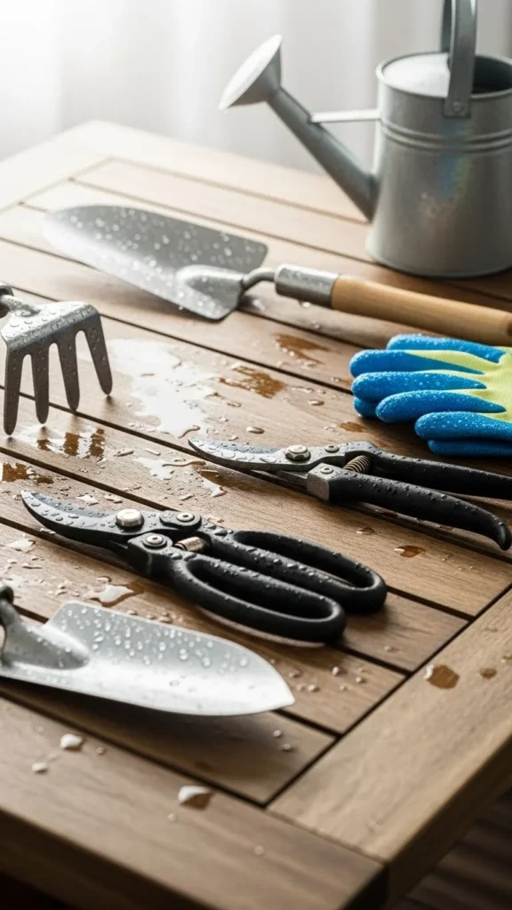 Keep Tools and Work Area Clean