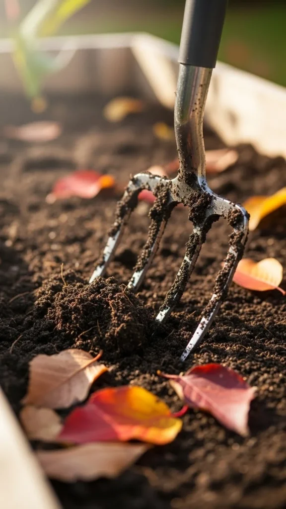 Loosen and Aerate the Soil Gently