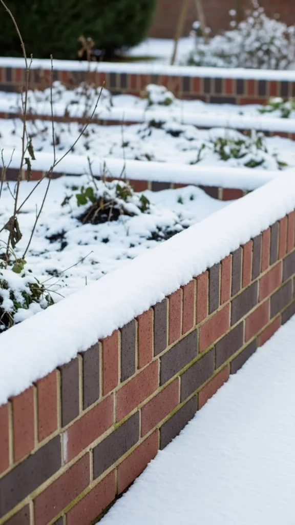  Low Brick Garden Border Fence