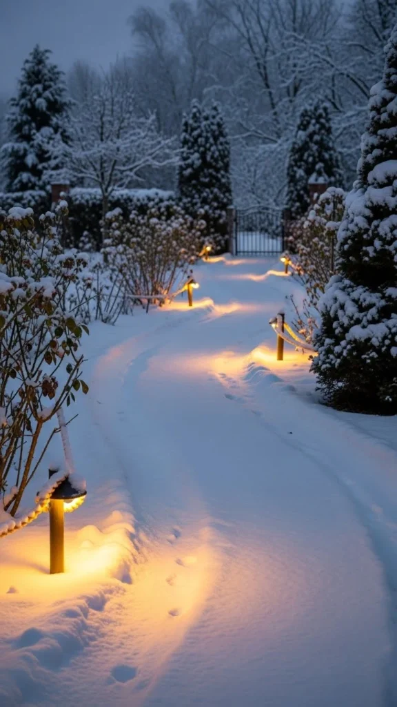 Low-Glow Rope Light Path