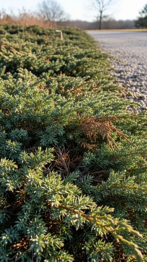Low-Growing Juniper Edge