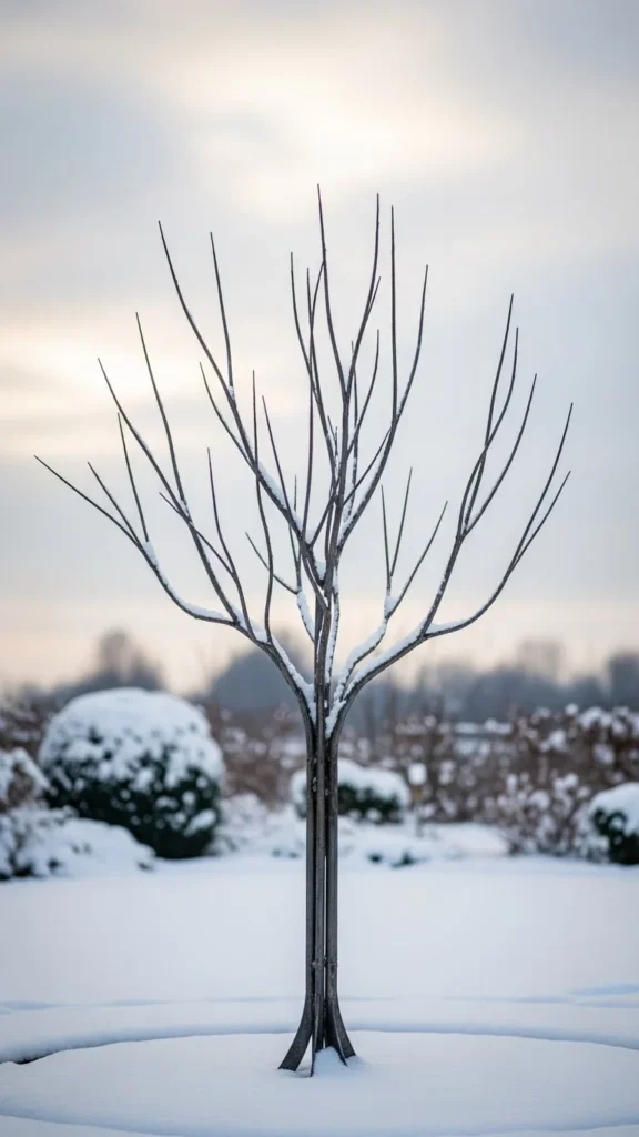 Metal Tree Sculptures