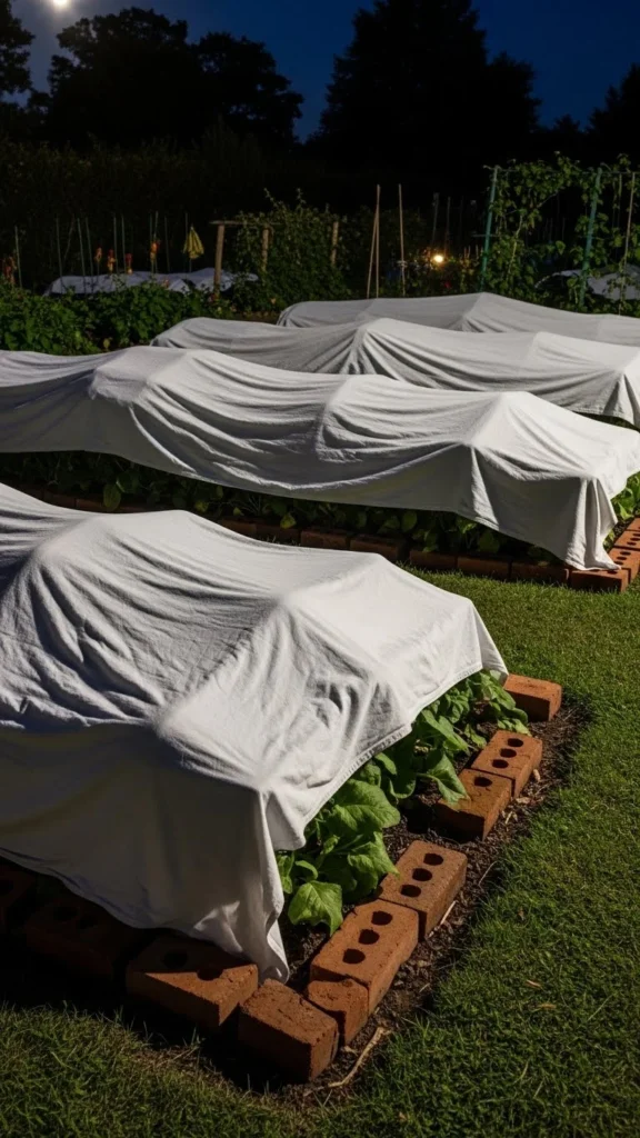 Old Bed Sheets as Overnight Covers