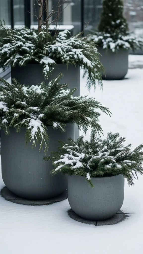 Outdoor Metal Planters with Powder Coating