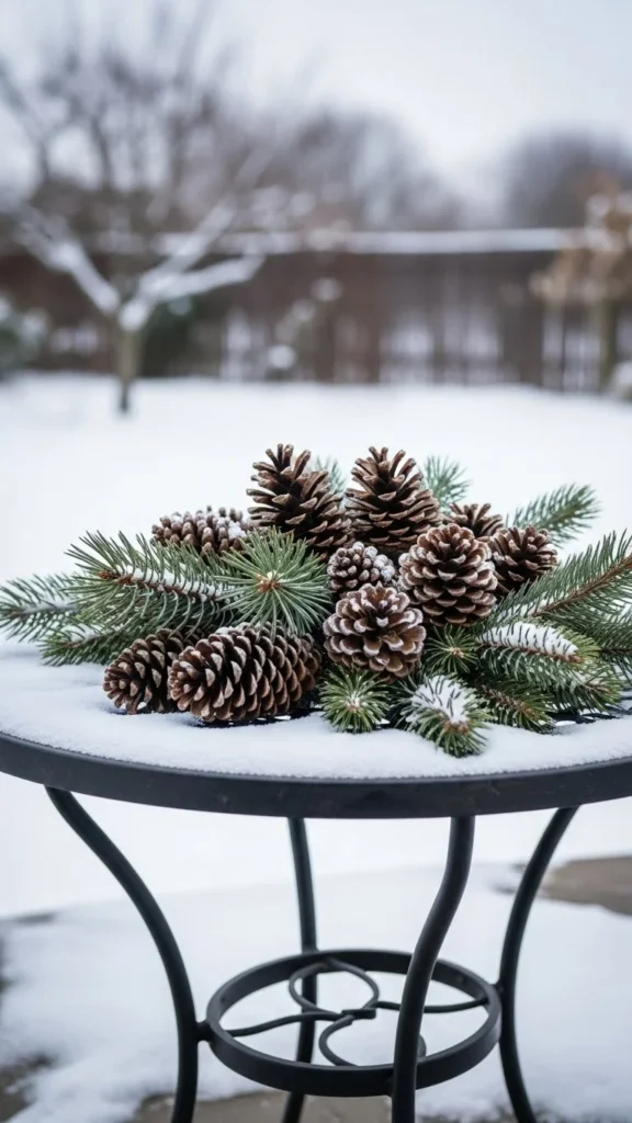 Outdoor Side Tables With Seasonal Displays