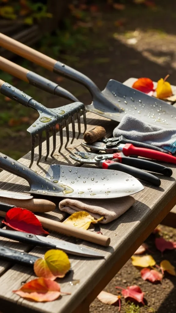 Prepare Garden Tools for Winter