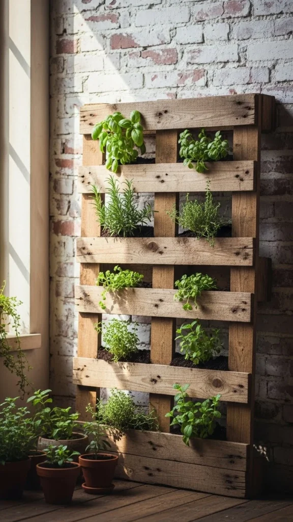 Reclaimed Pallet Garden
