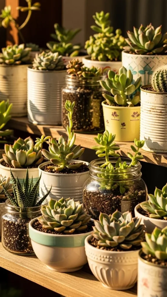 Recycled Container Planters