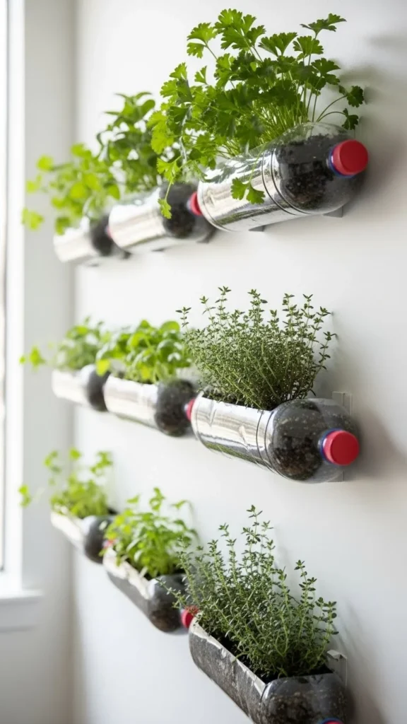 Recycled Plastic Bottle Planters