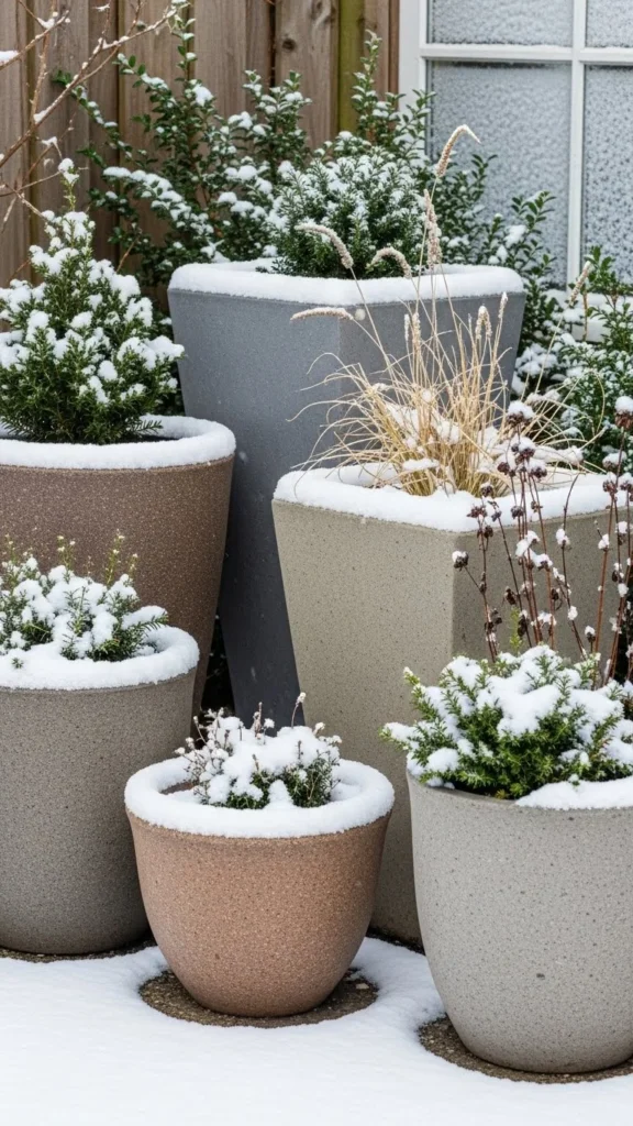 Recycled Plastic Composite Pots